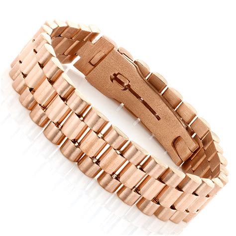 rolex rose gold bracelet|rolex gold watch band price.